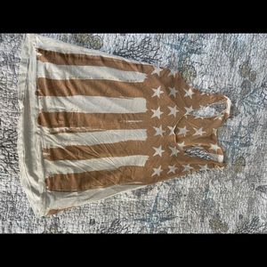 Madison scotch American flag top size s -Labor Day